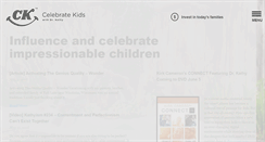 Desktop Screenshot of celebratekids.com